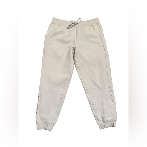 Lululemon Scuba High-Rise Jogger Baggy Sweatpants Cream Women’s 12 Read - Picture 1 of 9